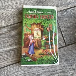 Disney VHS Robin Hood Movie