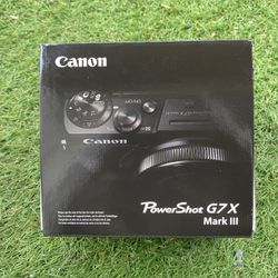 Canon G7 X Mark III 