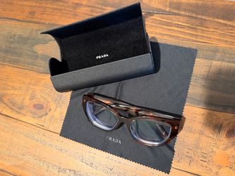 Prada glasses with case - mint condition