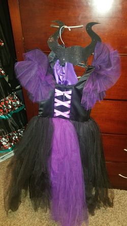 Maleficent kid Costume