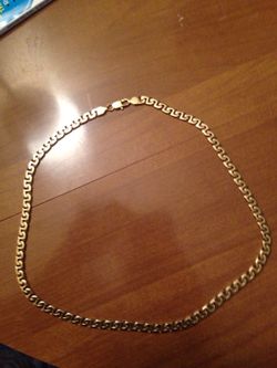24 k gold silver plated chain