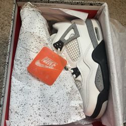 Retro 4s White Cement 7Y
