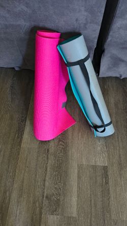 Yoga mats with holder