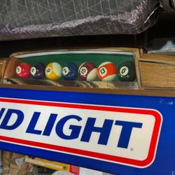 Billiard Bud Light Vintage(antique)