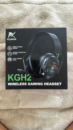Krysenix KGH2 Wireless Gaming Headset – White (NEW)