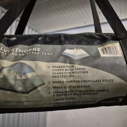 Silverthorne square domestyle tent.