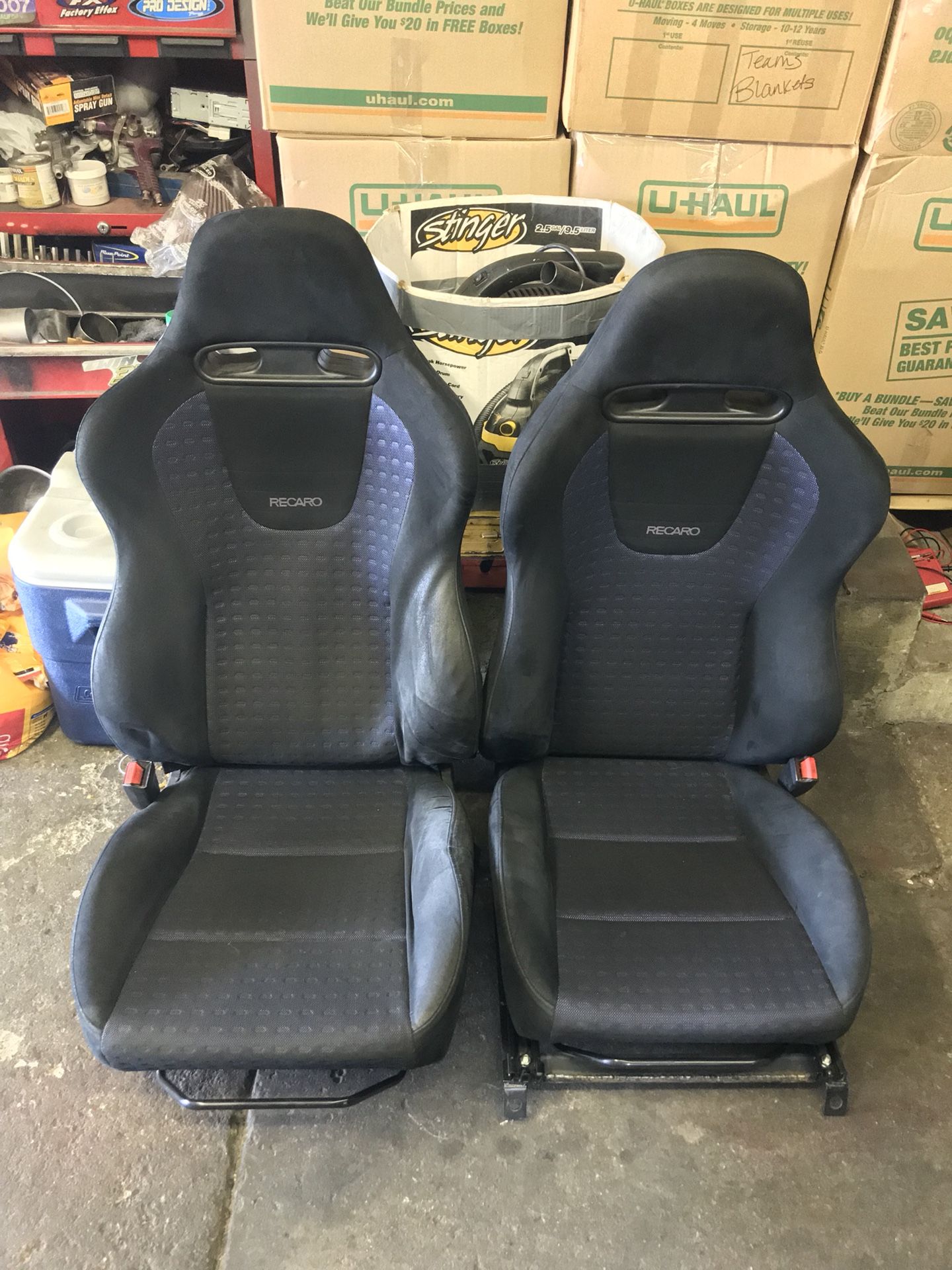 evo 8 recaros civic integra rails