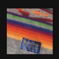Vintage Penelton Wool Throw