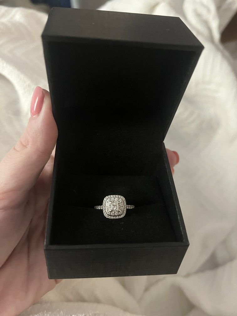 Kay White Gold Engagement Ring 3/4 Weight