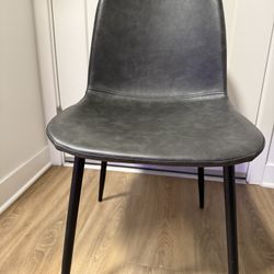 Vegan Leather Dining Chair