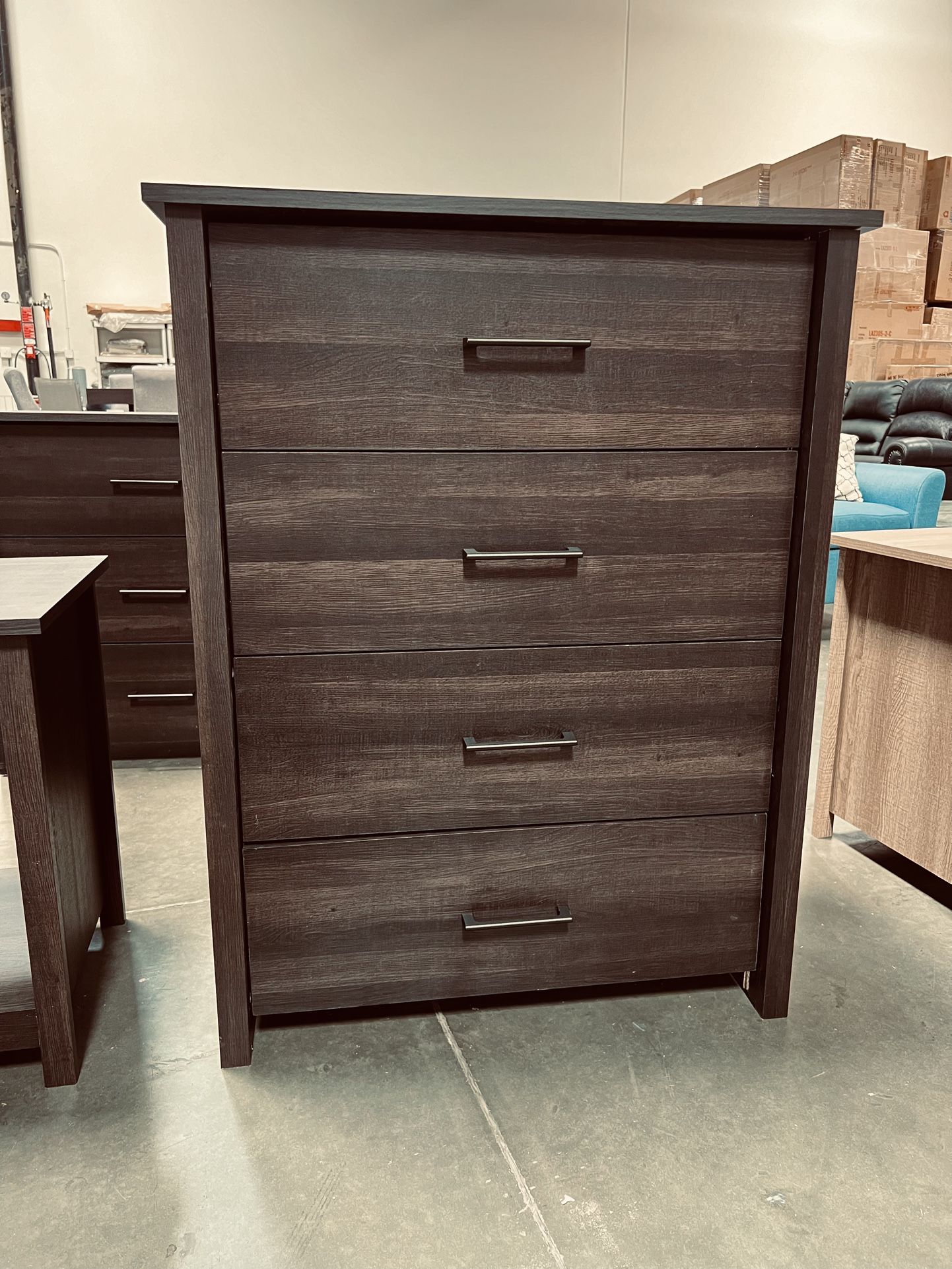 New Drawer Dresser Bedroom Chest Of Drawers Espresso Dark Brown