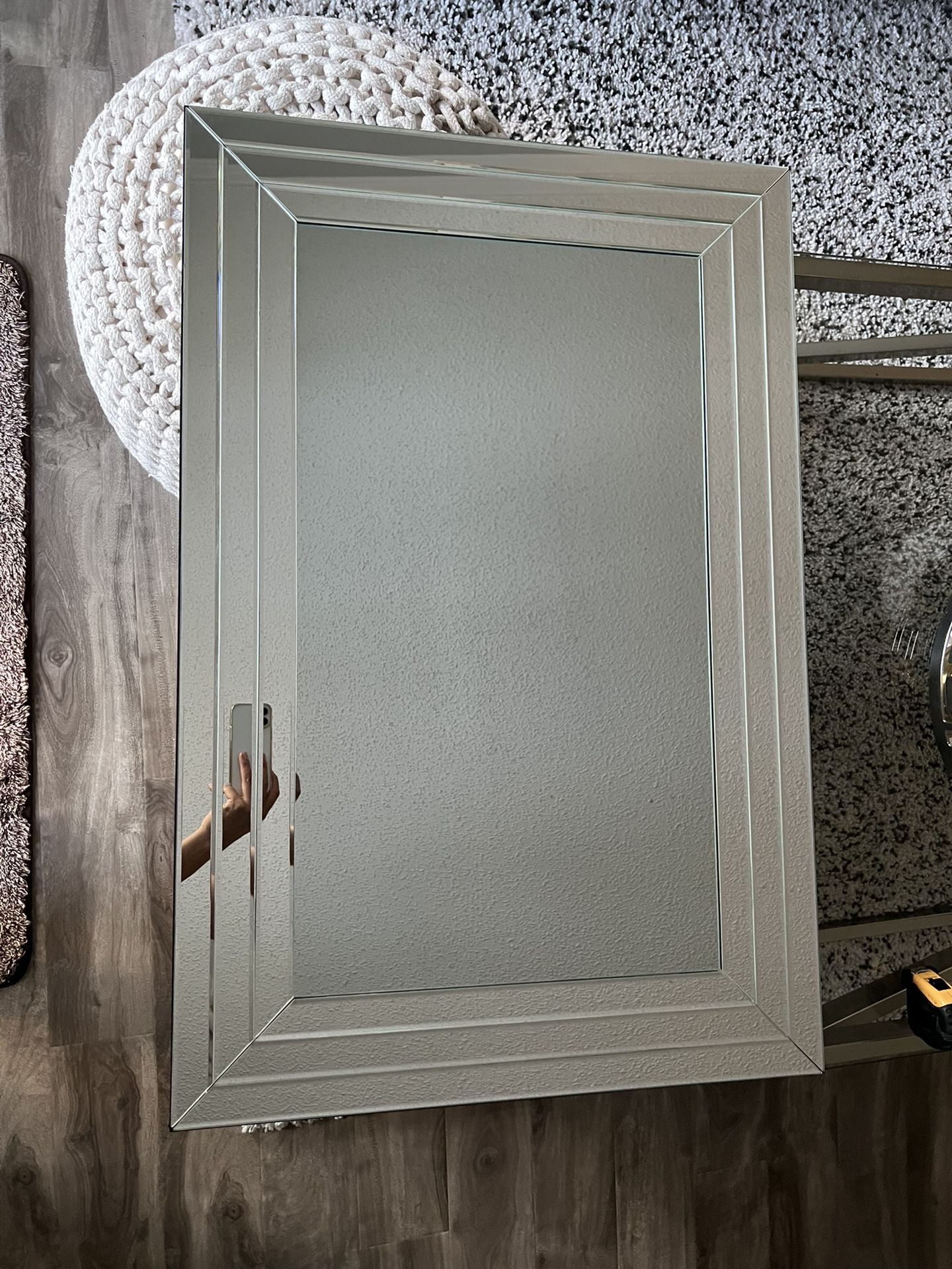Accent Glass Framed Wall Mirror Mirrors