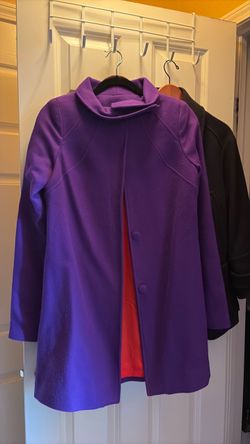 Purple vintage peacoat