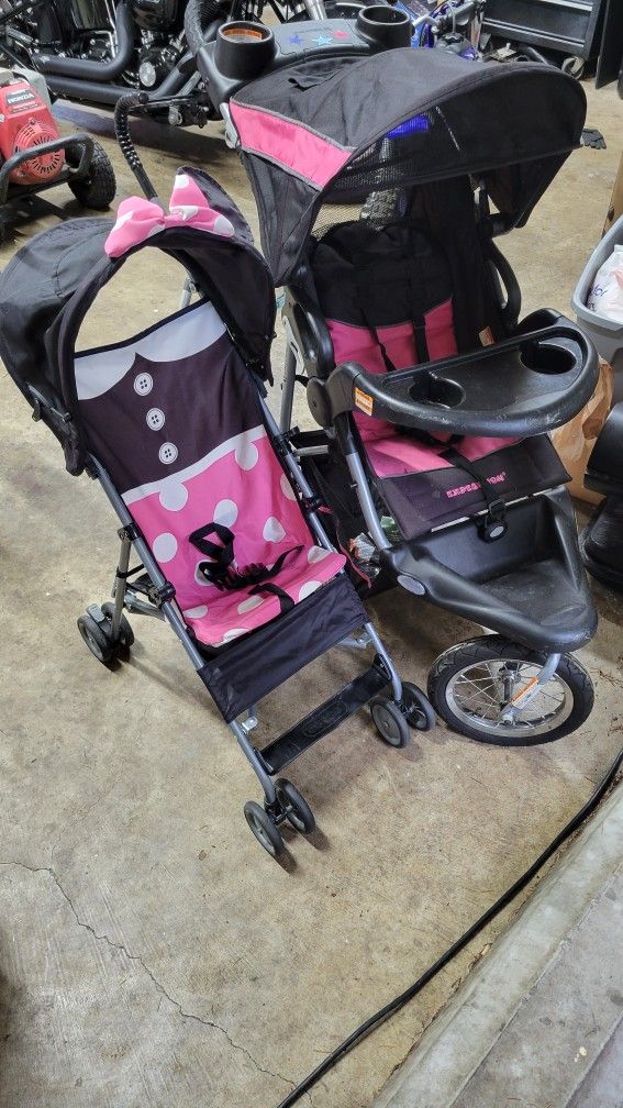 2 Travel Strollers