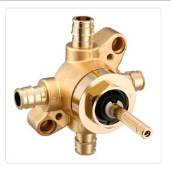 Moen m-core brass 1/2" 2 or 3 function trasfer valve with cold expansion pex conections