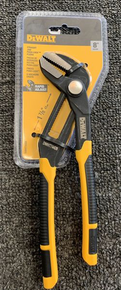 DeWalt Straight Jaw Push-Lock Pliers (DWHT74426) New 