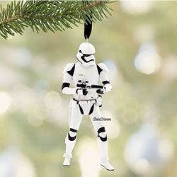 Disney Star Wars Christmas First Order Stormtrooper Sketchbook Ornament NEW