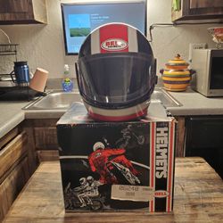 Vintage 1980s Bell Motorcycle Helmet 🏍 Size L/XL 62cm