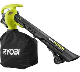 RYOBI Leaf Vacuum Mulcher Power 40V Vac Attack Cordless 5.0 Ah.
