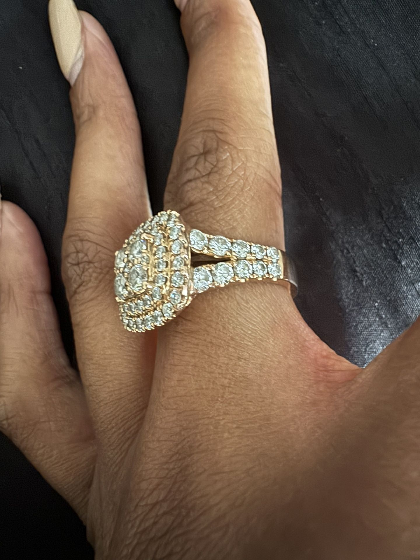 14K Lab Grown Rose Gold Engagement ring