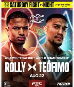 2 Tickets Boxing Fight Lopez Vs Rolly 8/22 Vegas Tmobile Arena