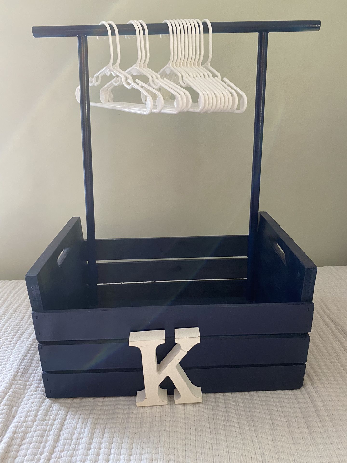 Wood Crate For Baby Shower Or Closet Letter “K”