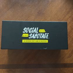 Social Sabotage Card Game
