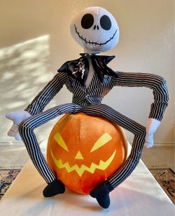 Jack Skellington Nightmare Before Christmas On Pumpkin