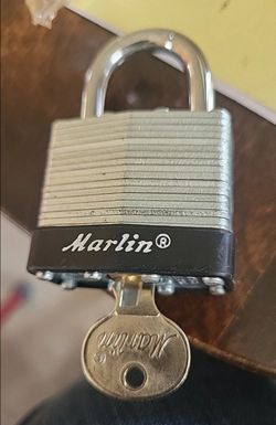 Marlin Laminated Steel Padlock with Key