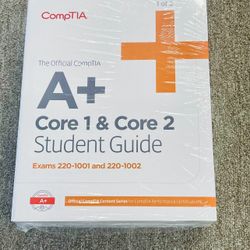 Official CompTIA A+ Student Guide For Exam  1001, 1002 2-Book Set - NEW