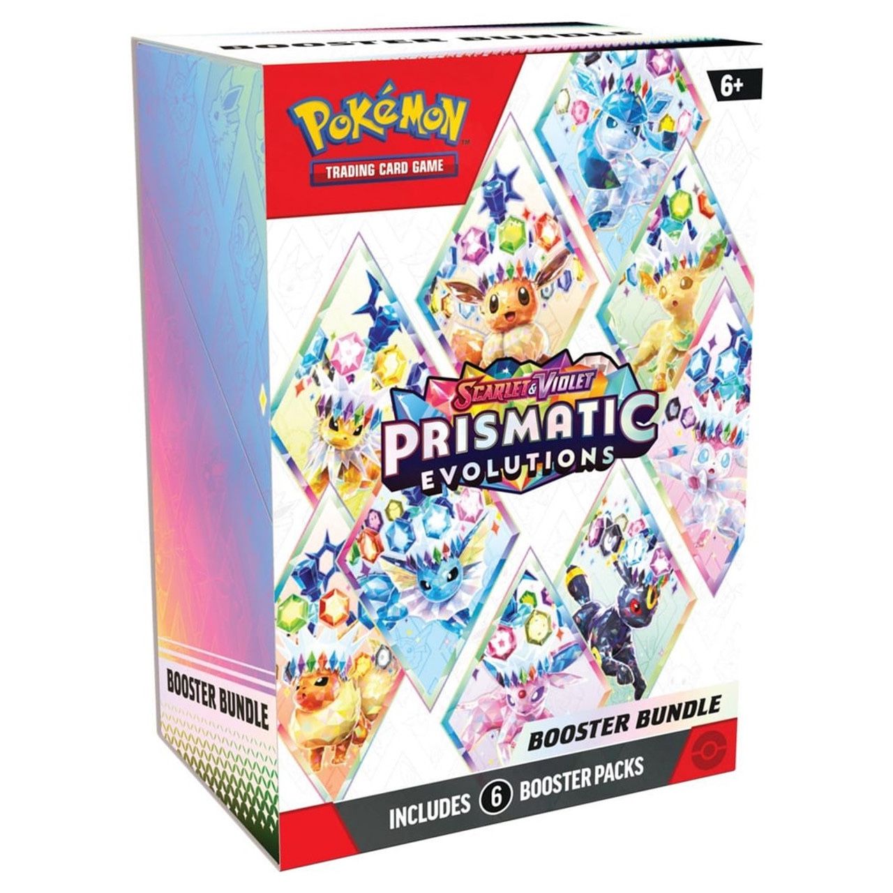 Pokémon Scarlet & Violet-Prismatic Evolutions Booster Bundle (6 Packs)