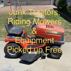 Tractors , Riding Mowers, & Equipment 