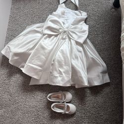 Wedding- 2 Flower Girl Outfits - Size 3T, Shoes are 7T
