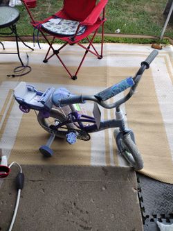 Child's Mini Frozen Theme Bike 
