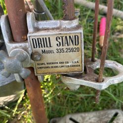 Drill Stand Sears And Roebuck