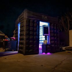 Black Inflatable LED Photobooth 