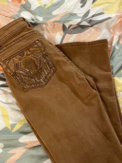 moda latina jeans for balie, color dark brownish, size 3, flared