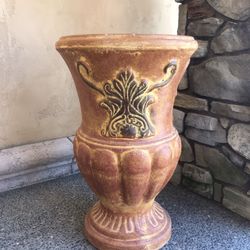 Beautiful Tall Rustic Vase! MADE IN MEXICO 