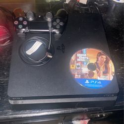 PS4 Slim With GTA 5