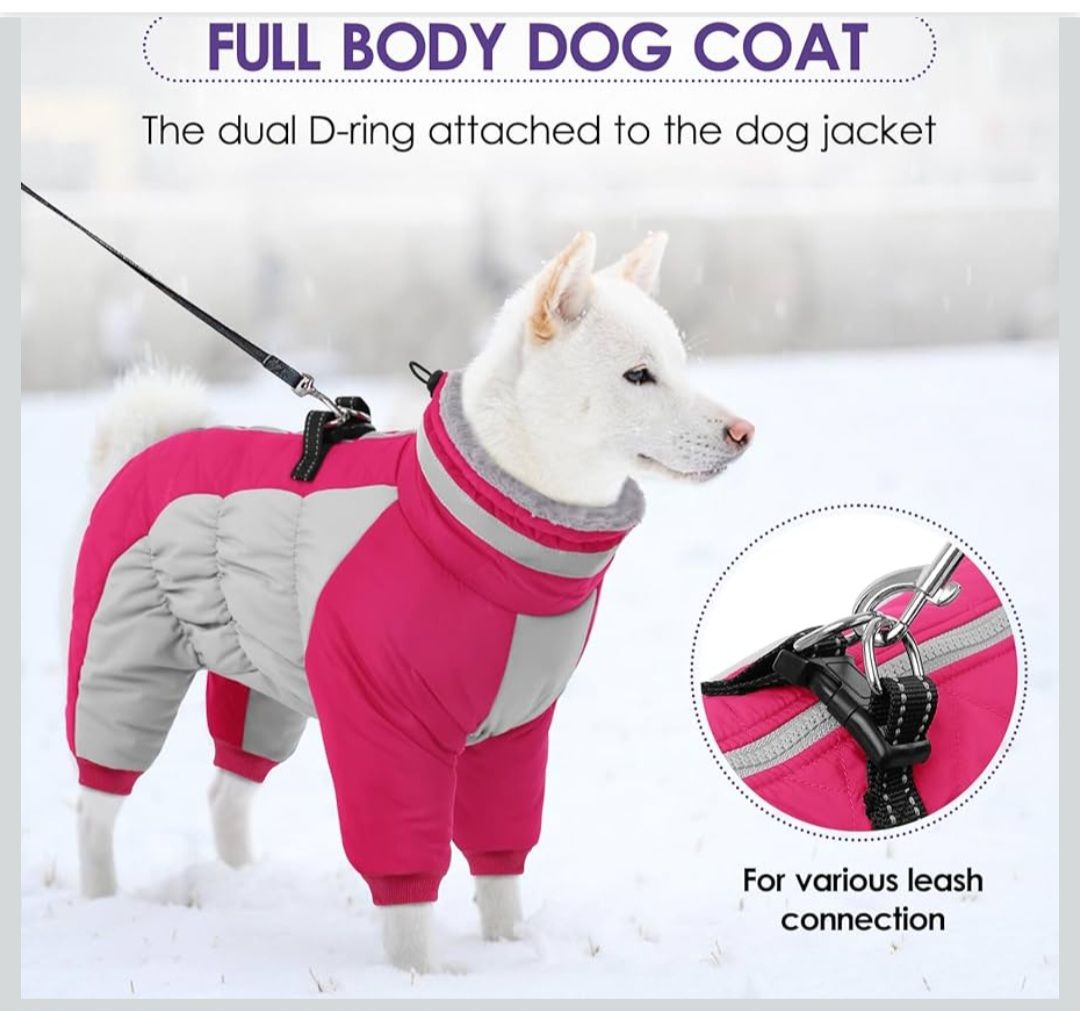 SUNFURA Full Body Dog Coat Medium