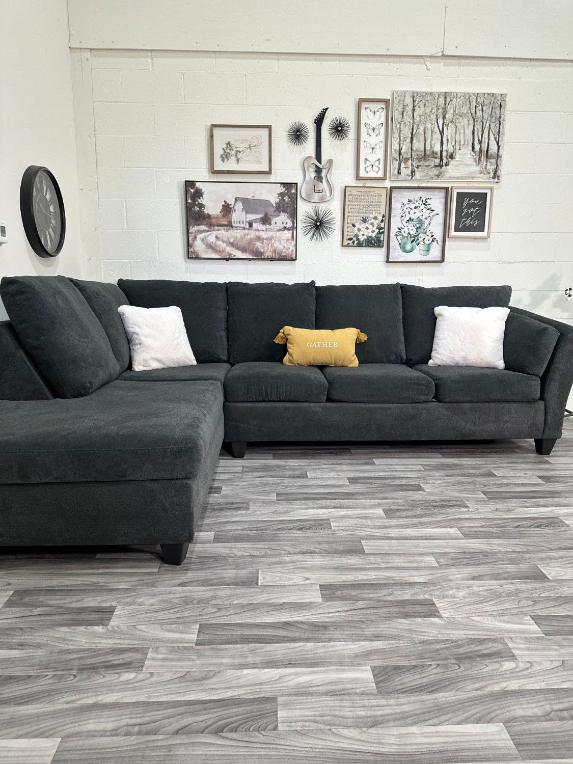 Gray Sectional Couch | Free Delivery