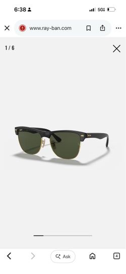 Missing lense Ray Ban Clubmaster