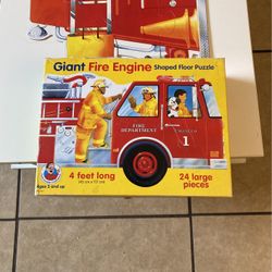 Giant Fire Truck Puzzle