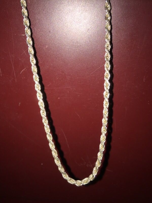 Silver Chain Necklace from Italy 923