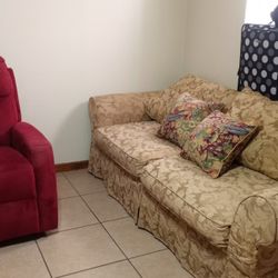 Sofa And Recliner