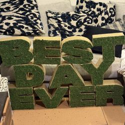 Best Day Ever Letters