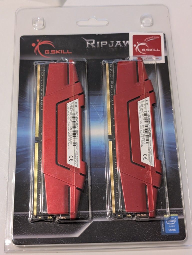 G.skillz Ripjaw DDR4 3600 (16GB)