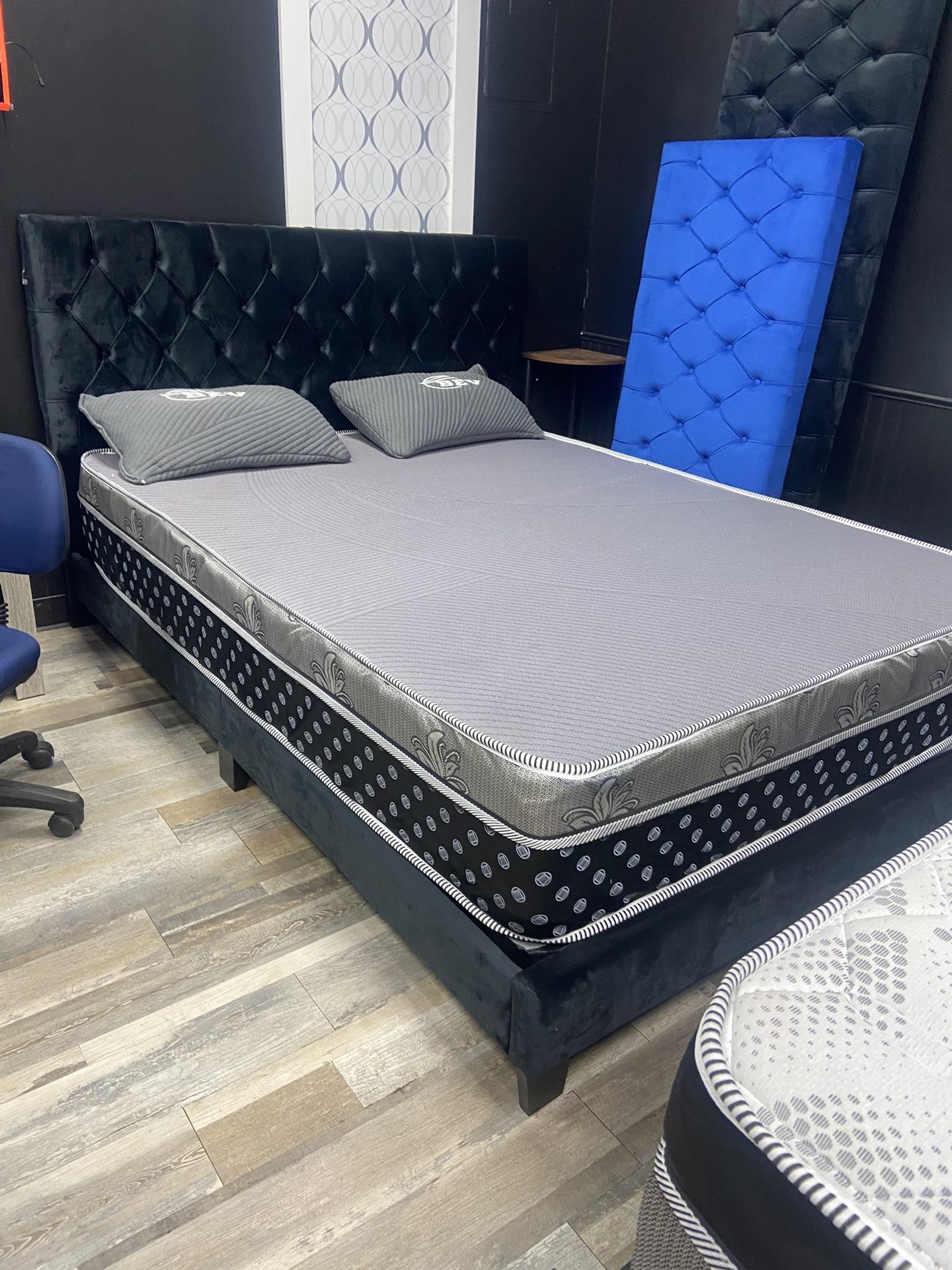 Queen Mattress Double Sides Come With Free Box Spring Only...