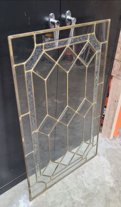 Beautiful Tempered Leaded Double Paned Glass Insert