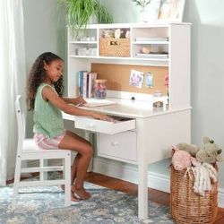 Brand new unopened Madision kids desk/table with hutch and chair